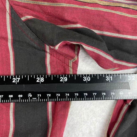 Vintage AUTHENTIC WESTERN YOUNGBLOODS Women 2X Red Blue Multi Striped Shirt Lot - Picture 13 of 15